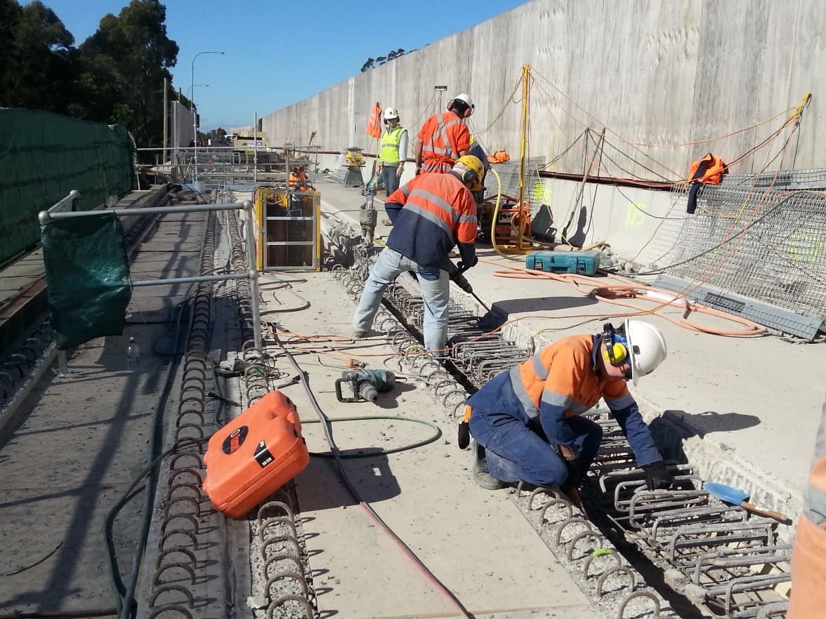 Concrete Breaking - Jack Hammering